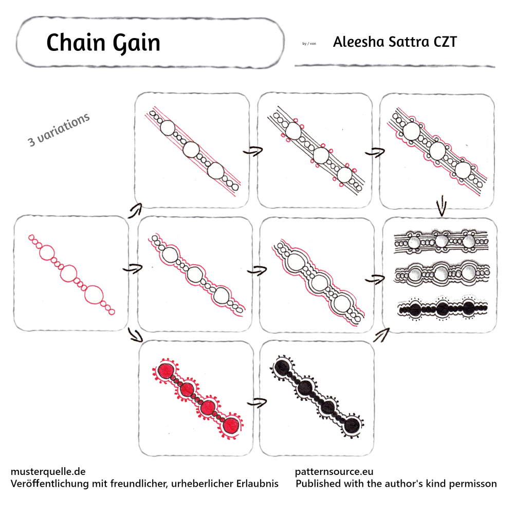 step chain gain aleesha sattra