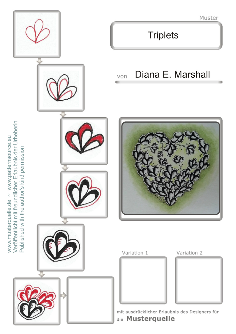 triplets Diana E Marshall