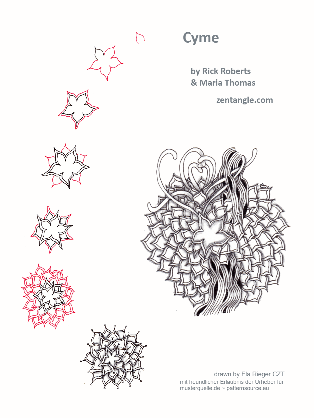 zentangle Cyme Stepout