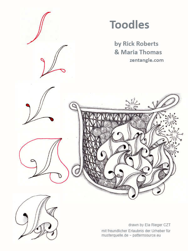 zentangle toodles Stepout