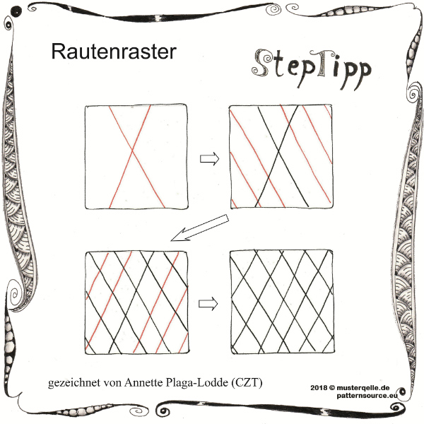 Rautenraster StepTipp 600